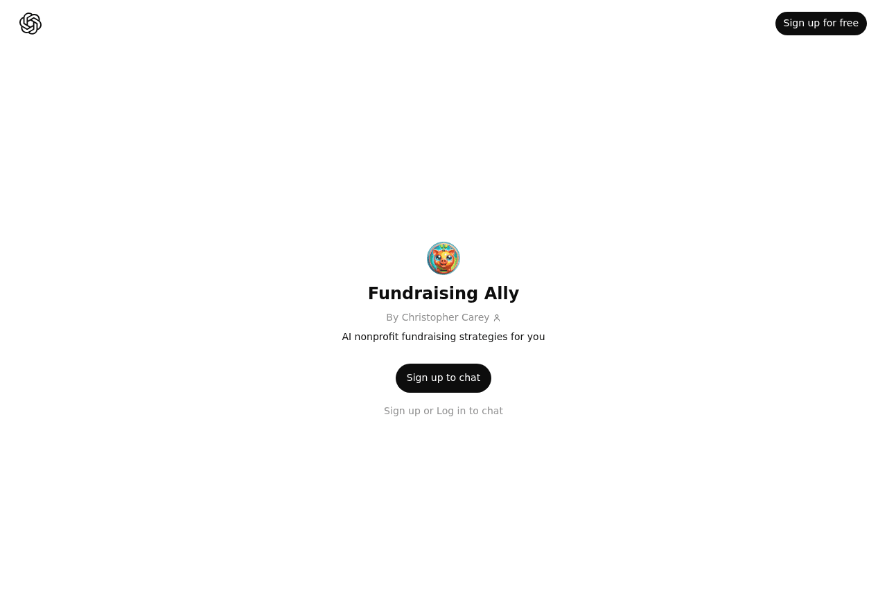 Fundraiser Ally