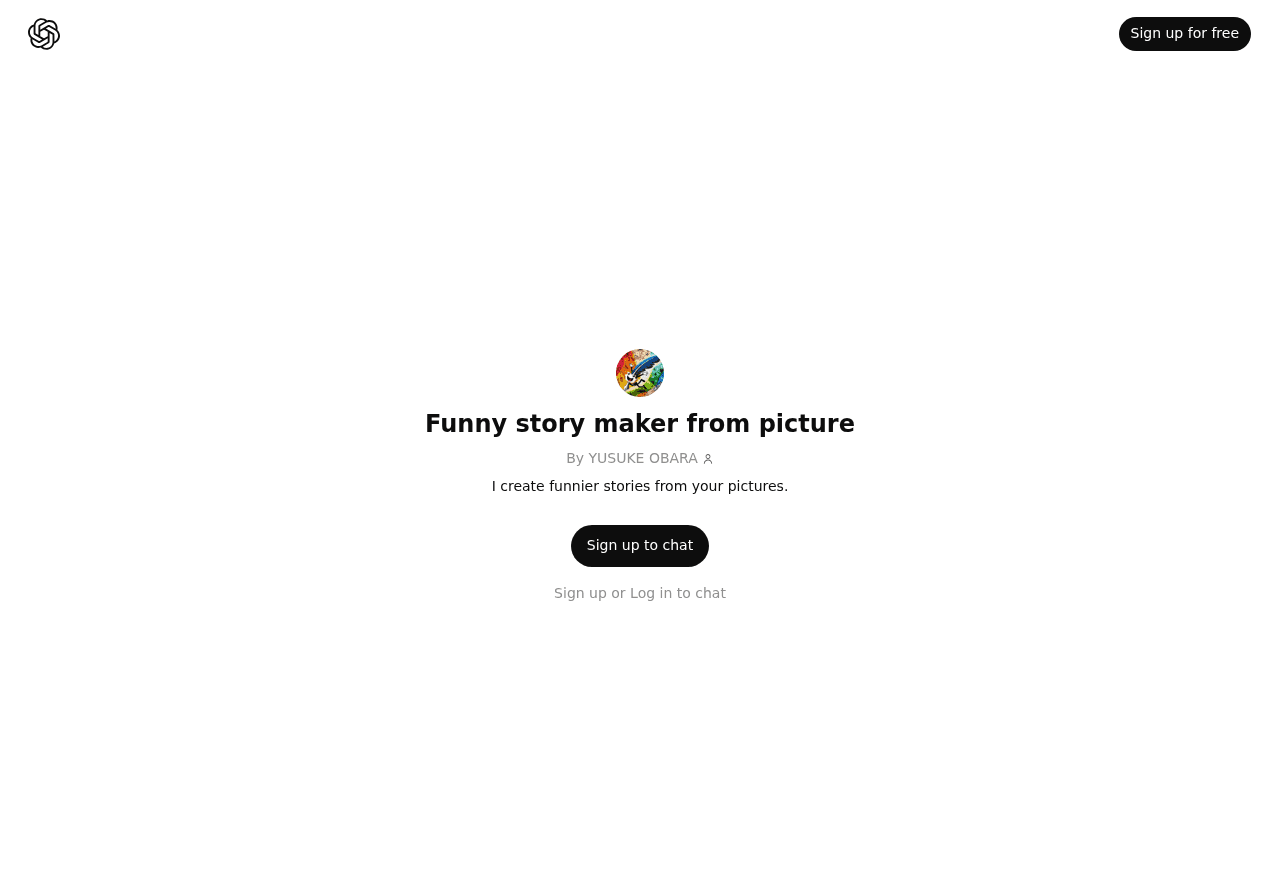 Funny story maker from picture