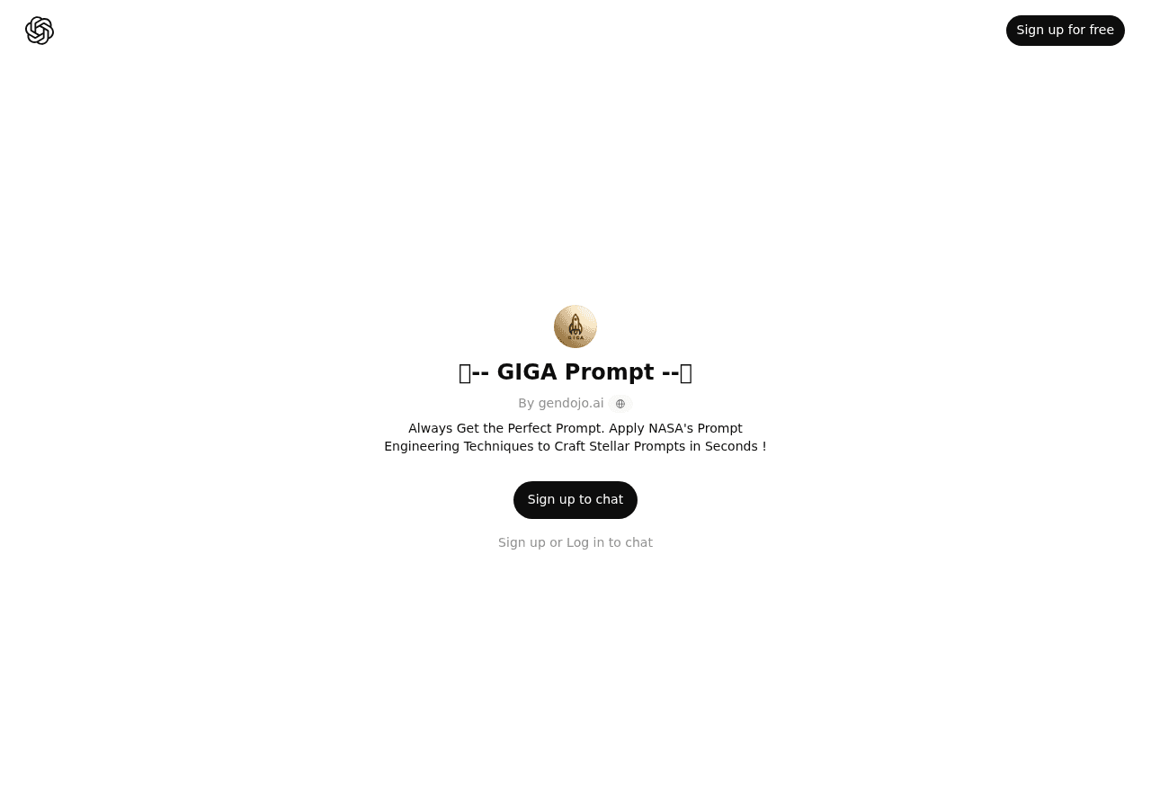 GIGA Prompt