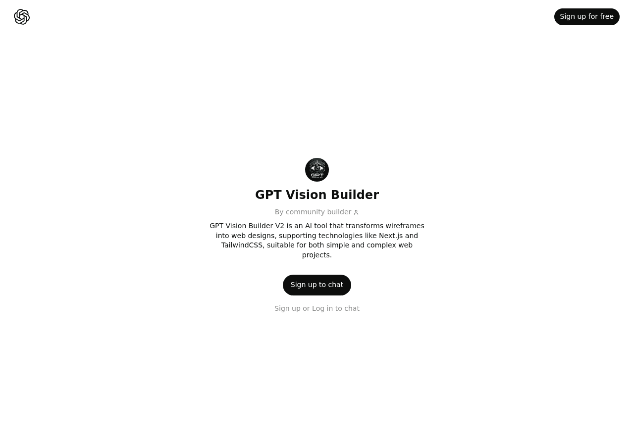 GPT Vision Builder