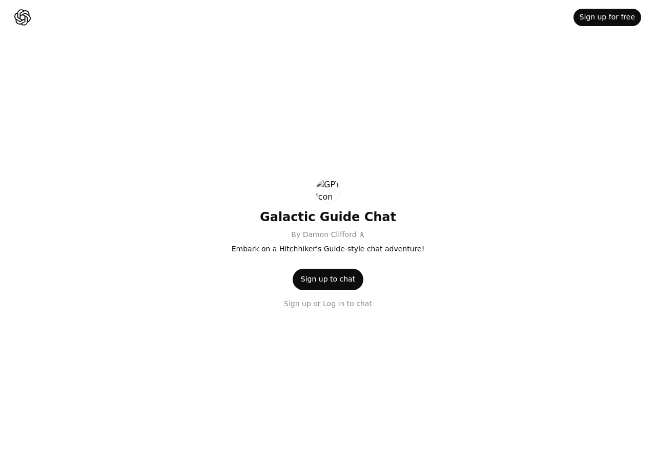 Galactic Guide Chat