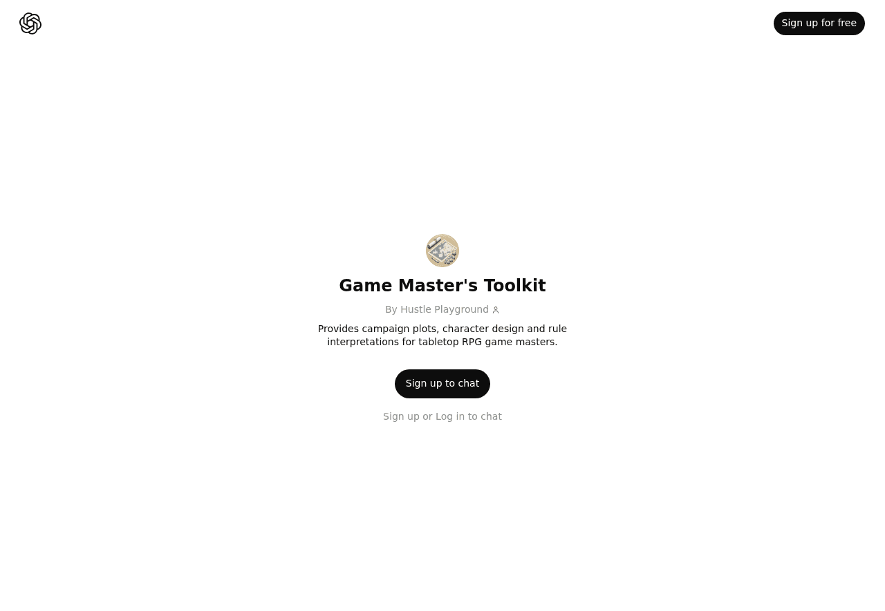 Game Master's Toolkit