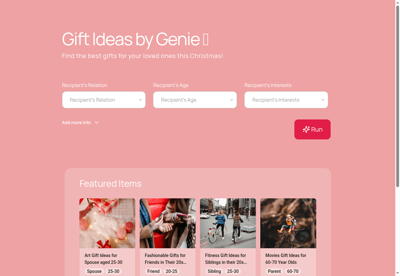 Gift Ideas by Genie