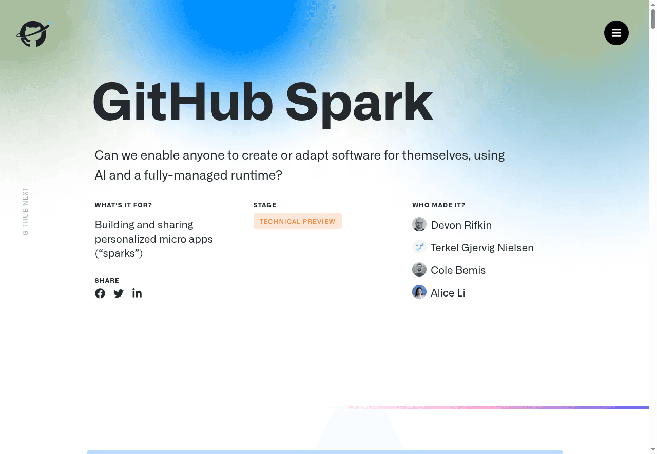 GitHub Spark