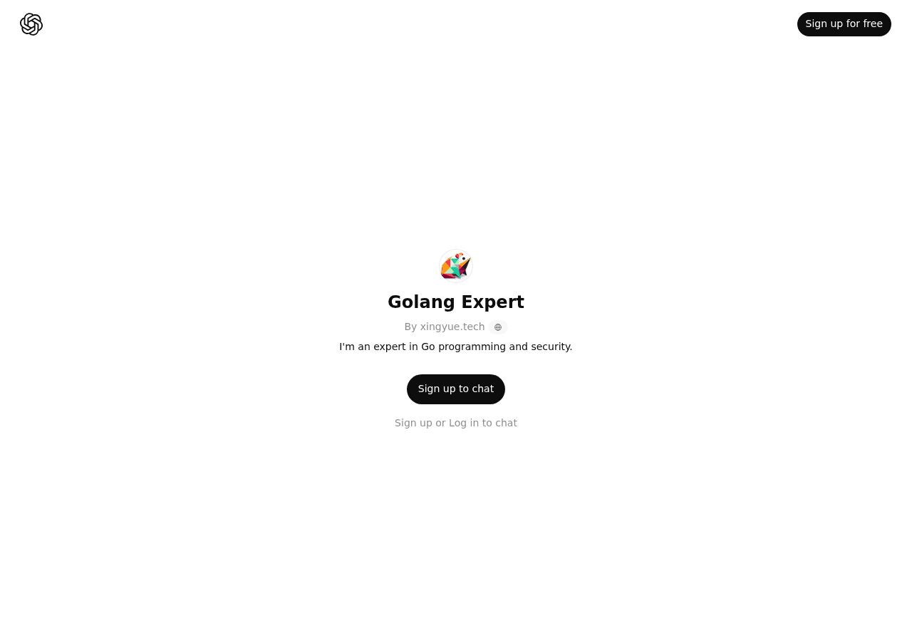 Golang Expert
