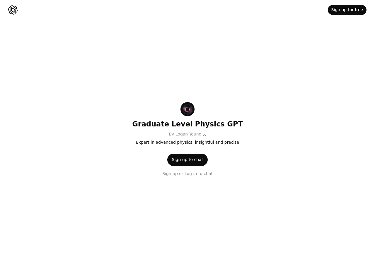 Graduate Level Physics GPT