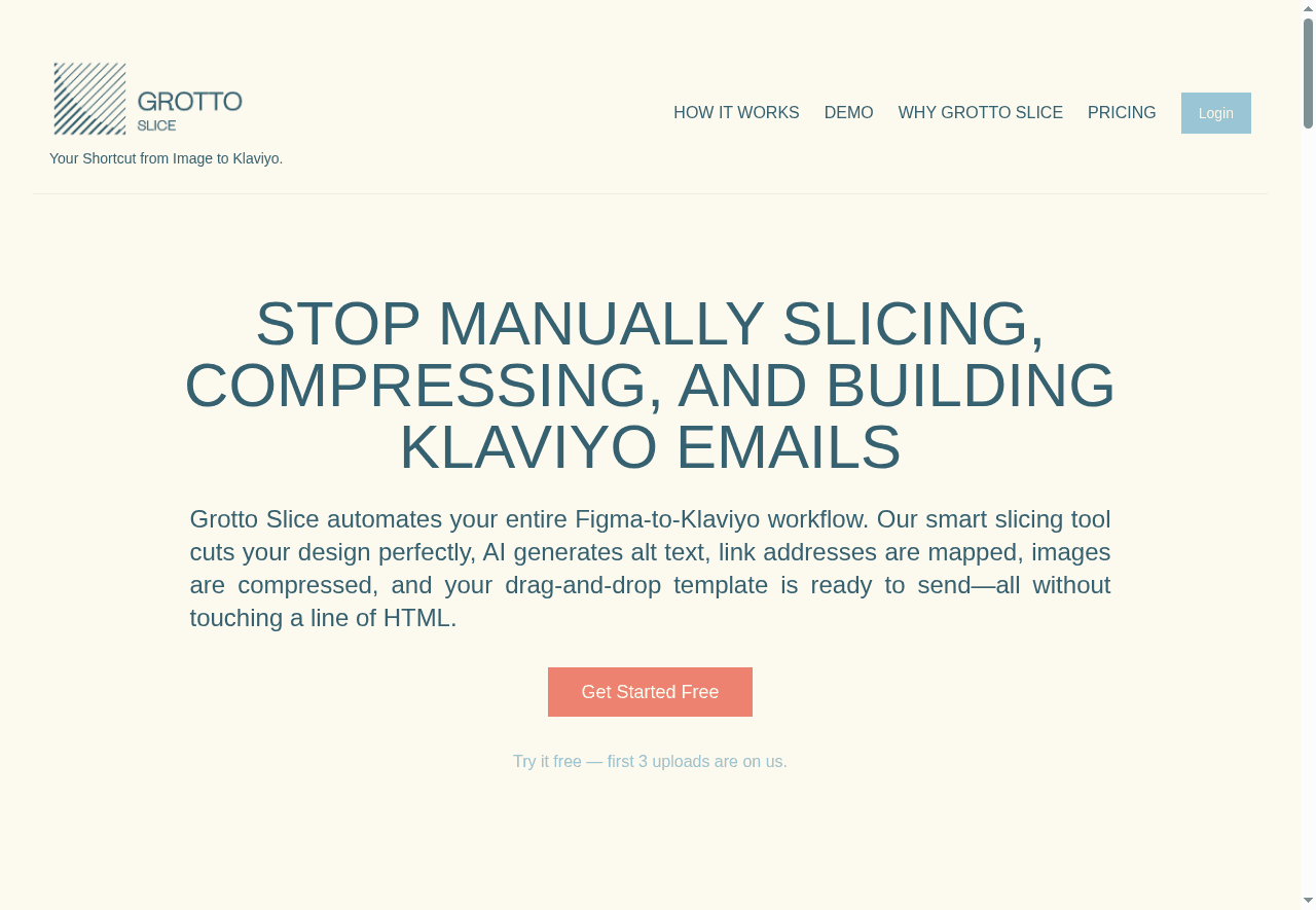 Grotto Slice - Automated Email Slicer