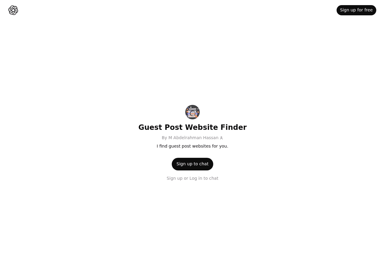 Guest Post Website Finder