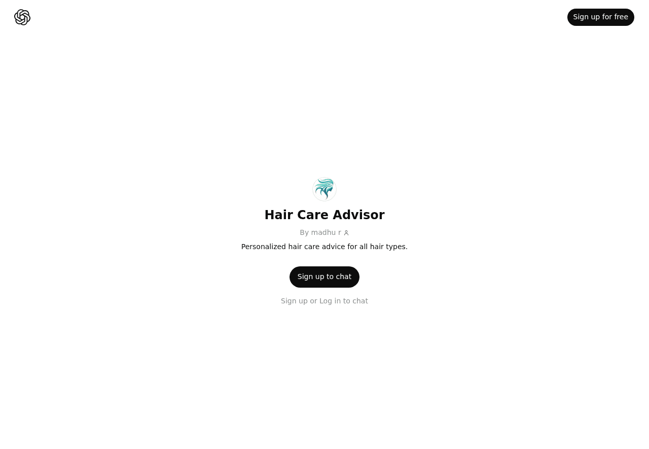 Hair Care Advisor