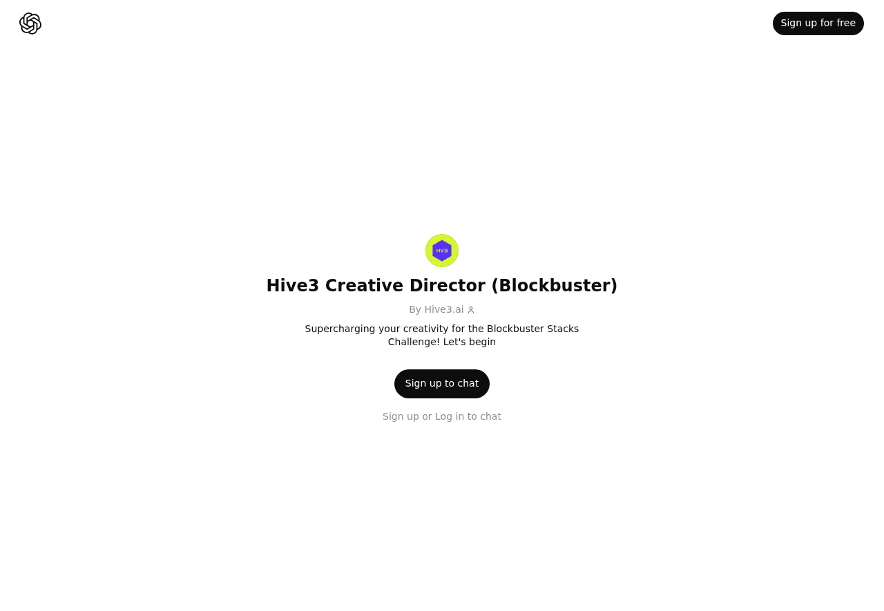Hive3 Creative Director (Blockbuster)