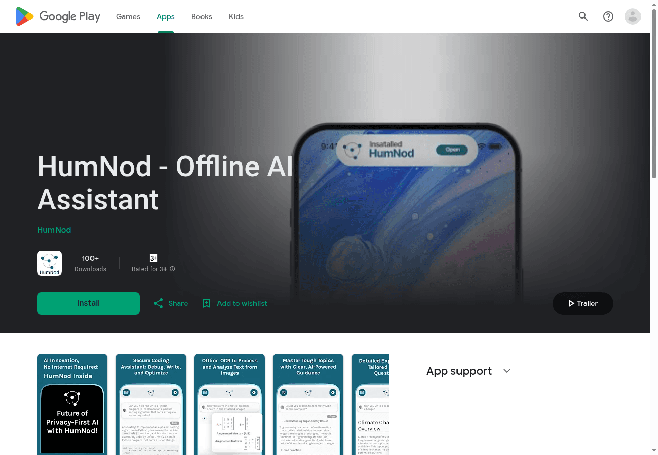 HumNod - Offline AI Assistant