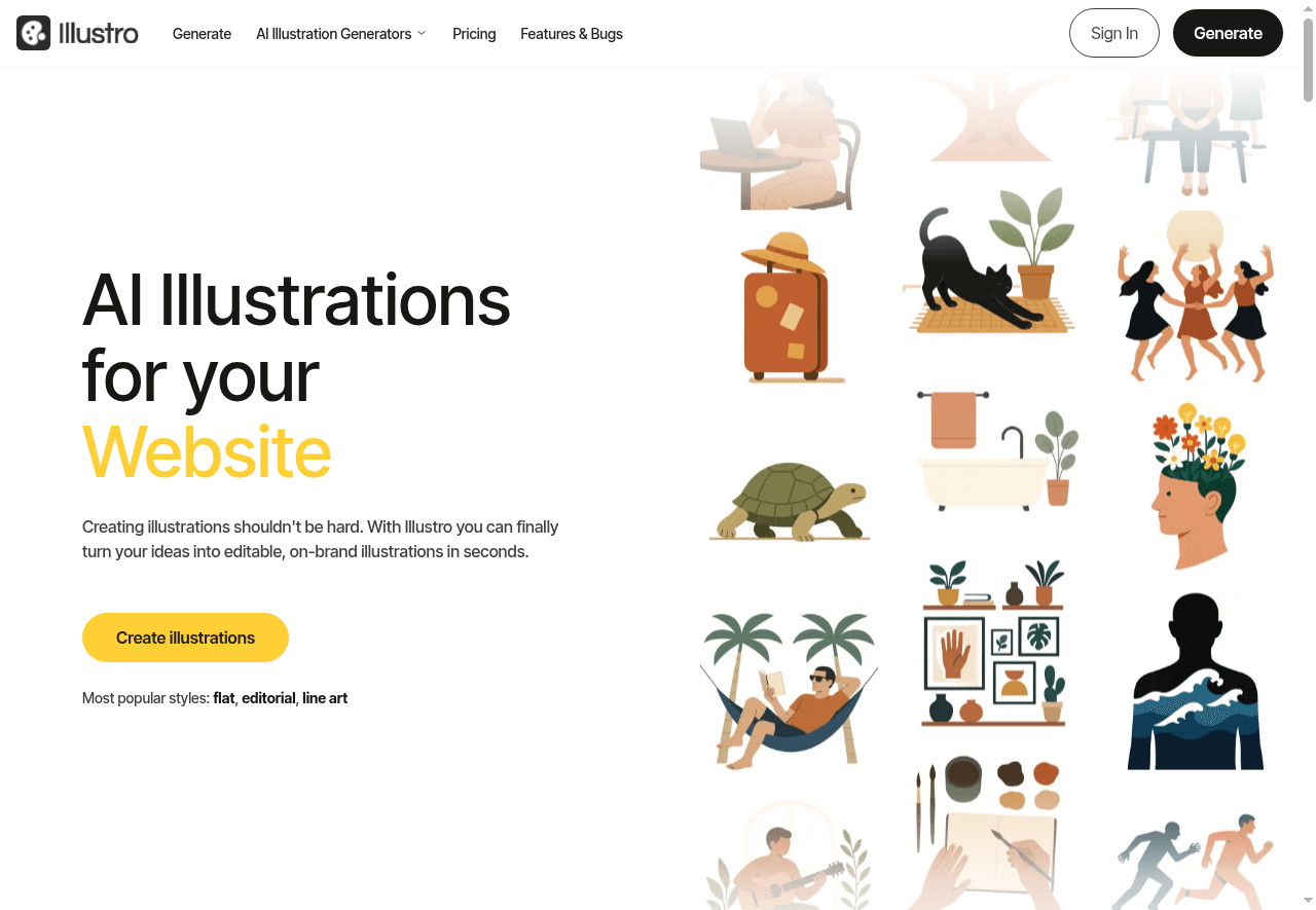 Illustro - AI Illustration Generator