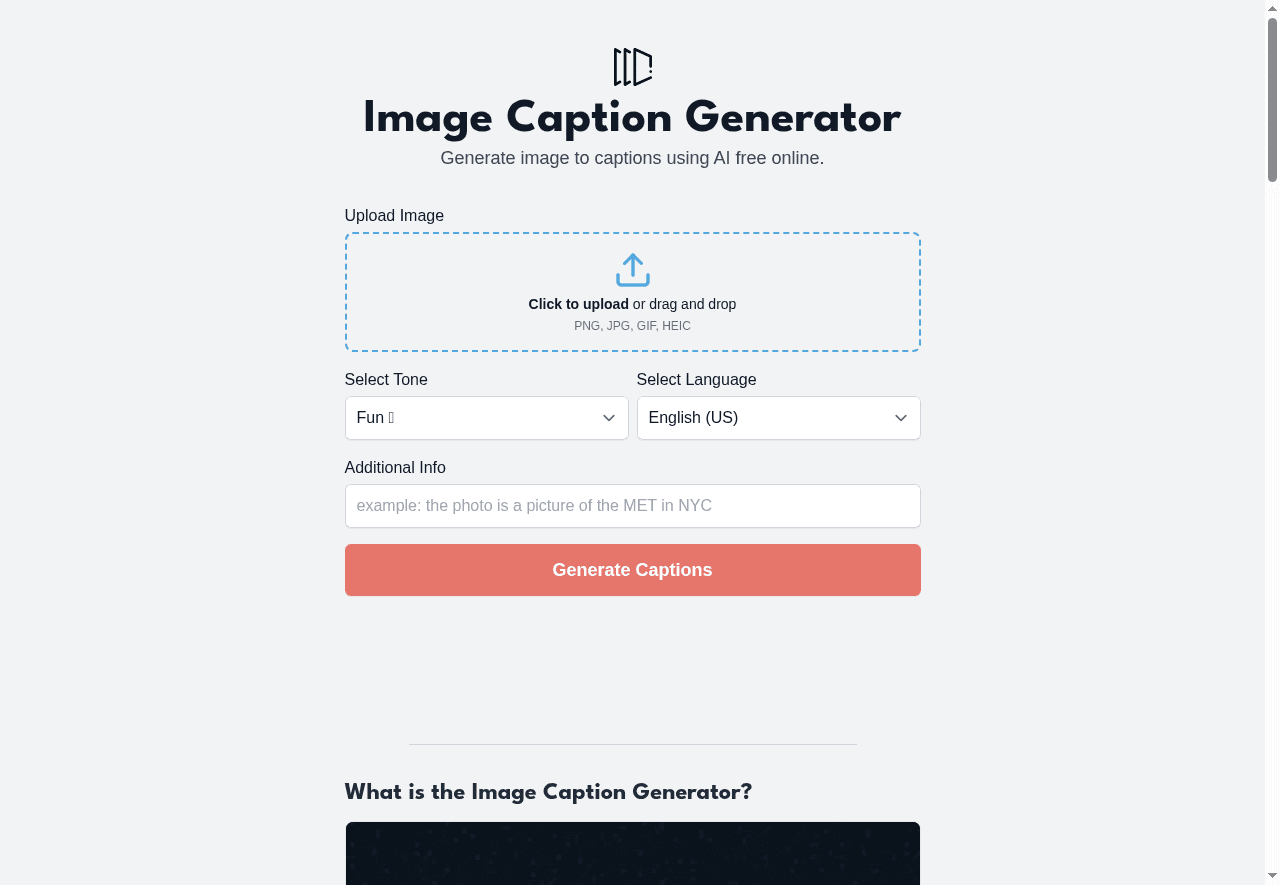 Image Caption Generator