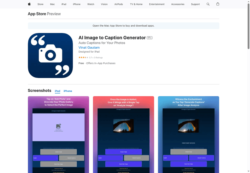 Image to Caption Generator — Content Agents | AIMarketwave