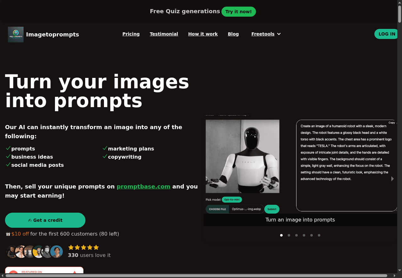 Imagetoprompts