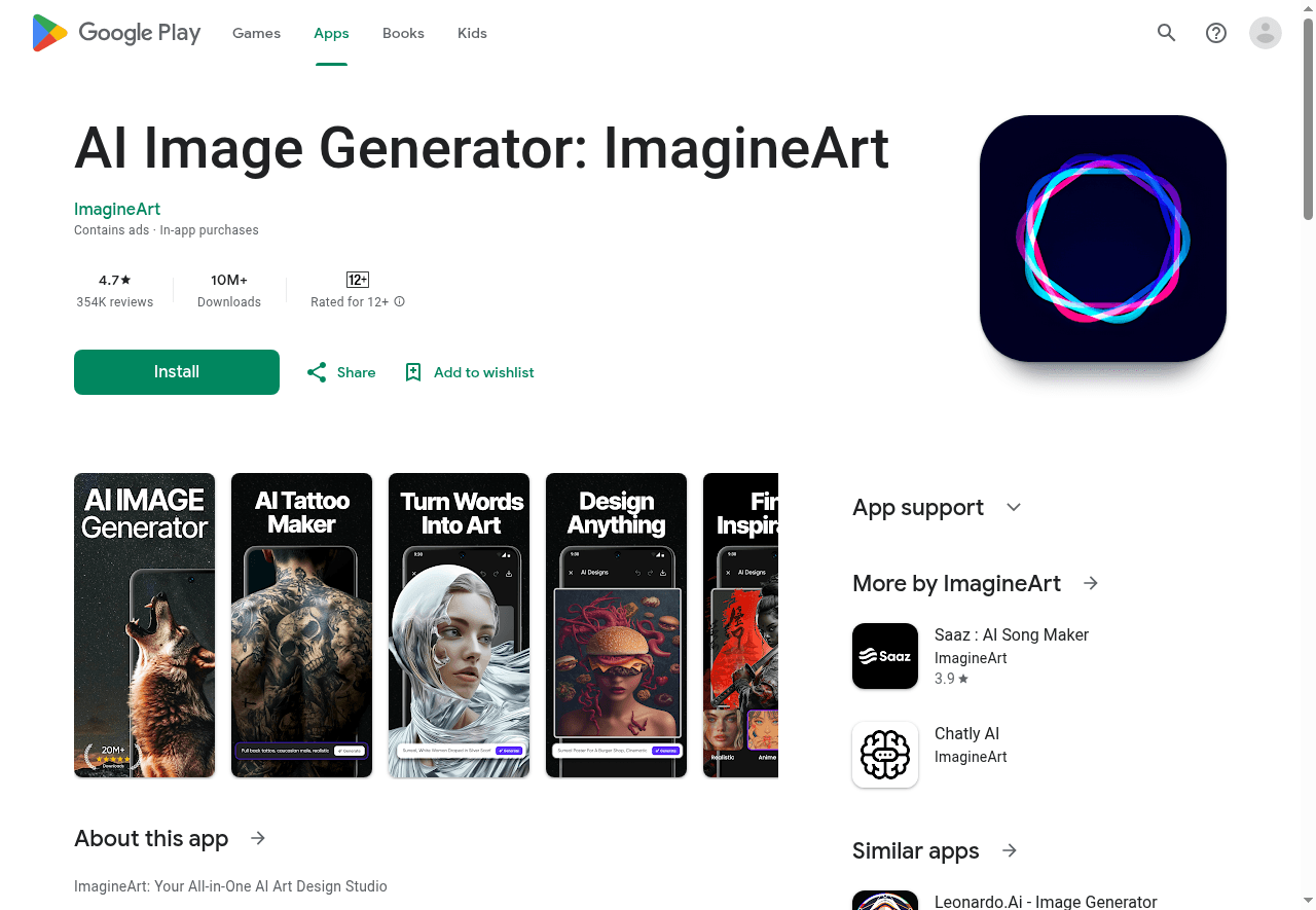 Imagine : AI Art Generator
