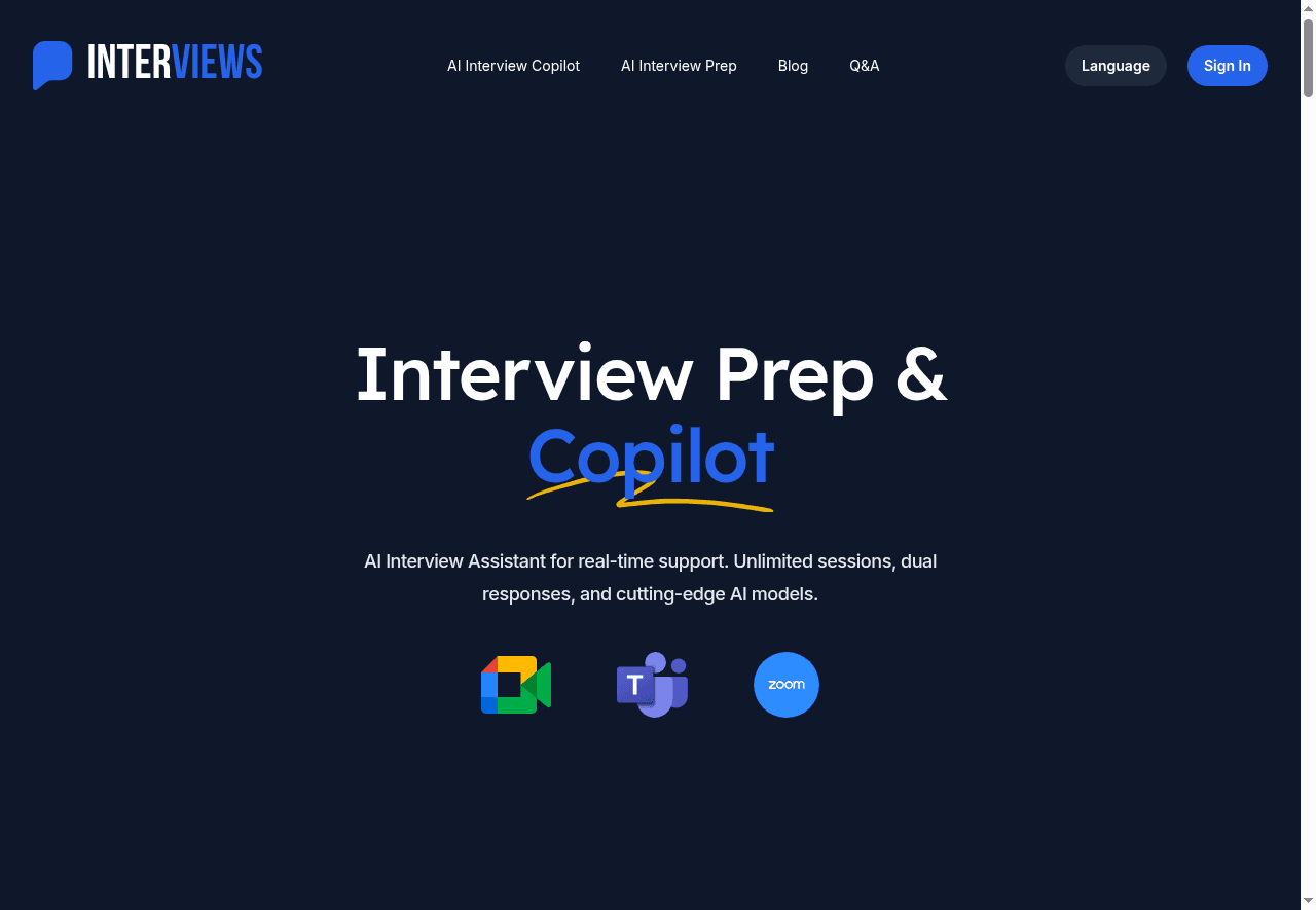Interview Copilot | Interviews Chat
