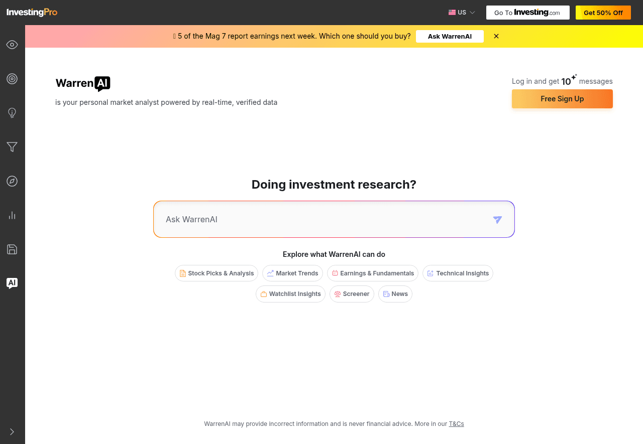 Investing.com - WarrenAI
