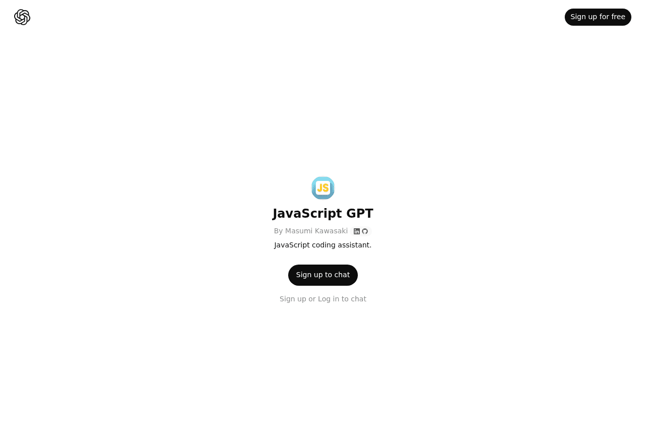JavaScript GPT