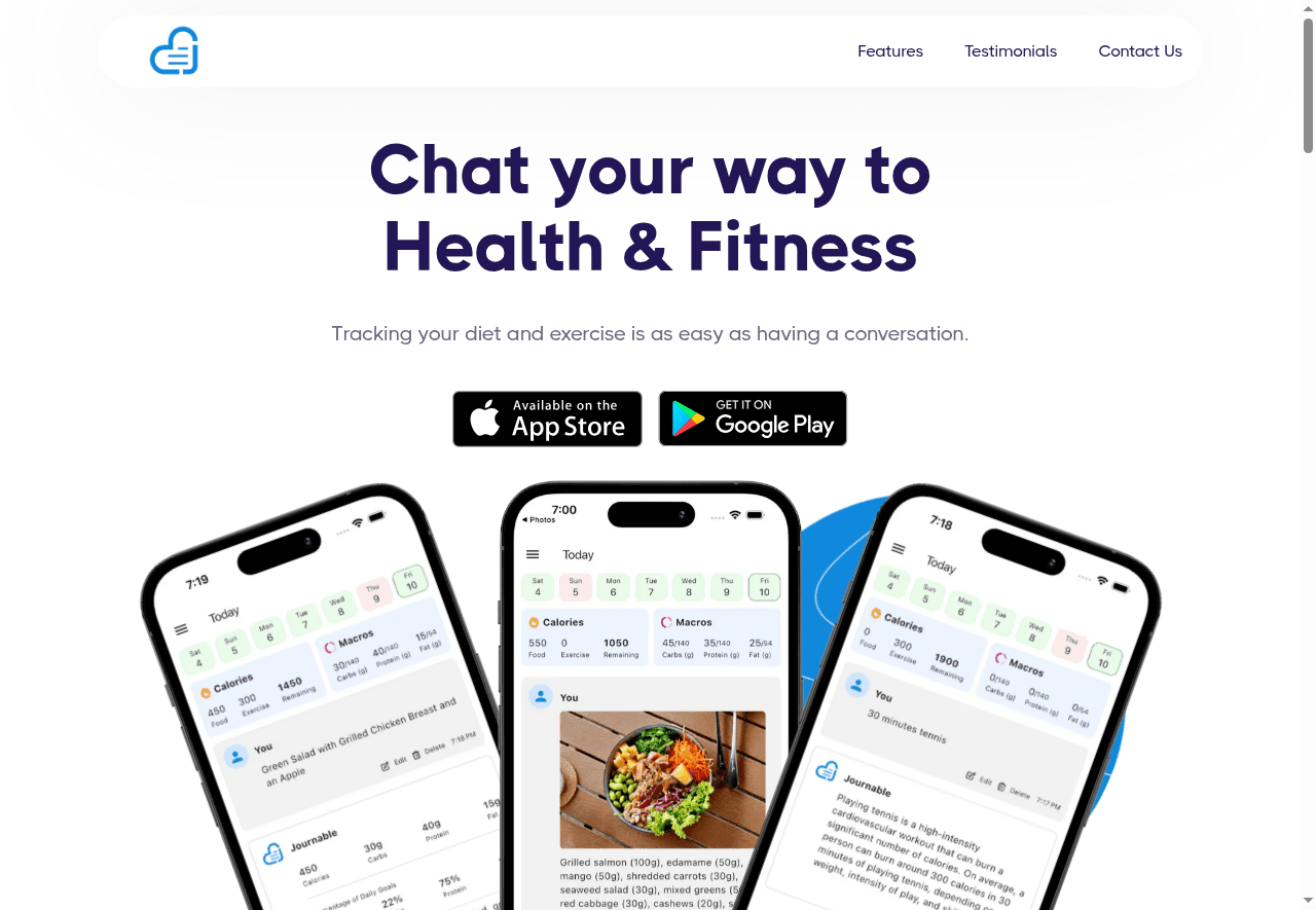 Journable — AI Calorie Counter