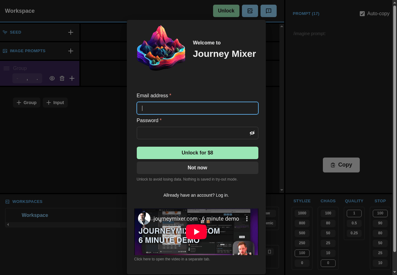 Journey Mixer
