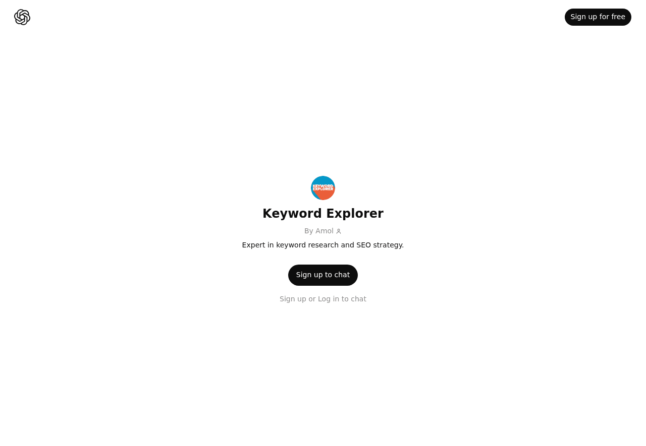 Keyword Explorer