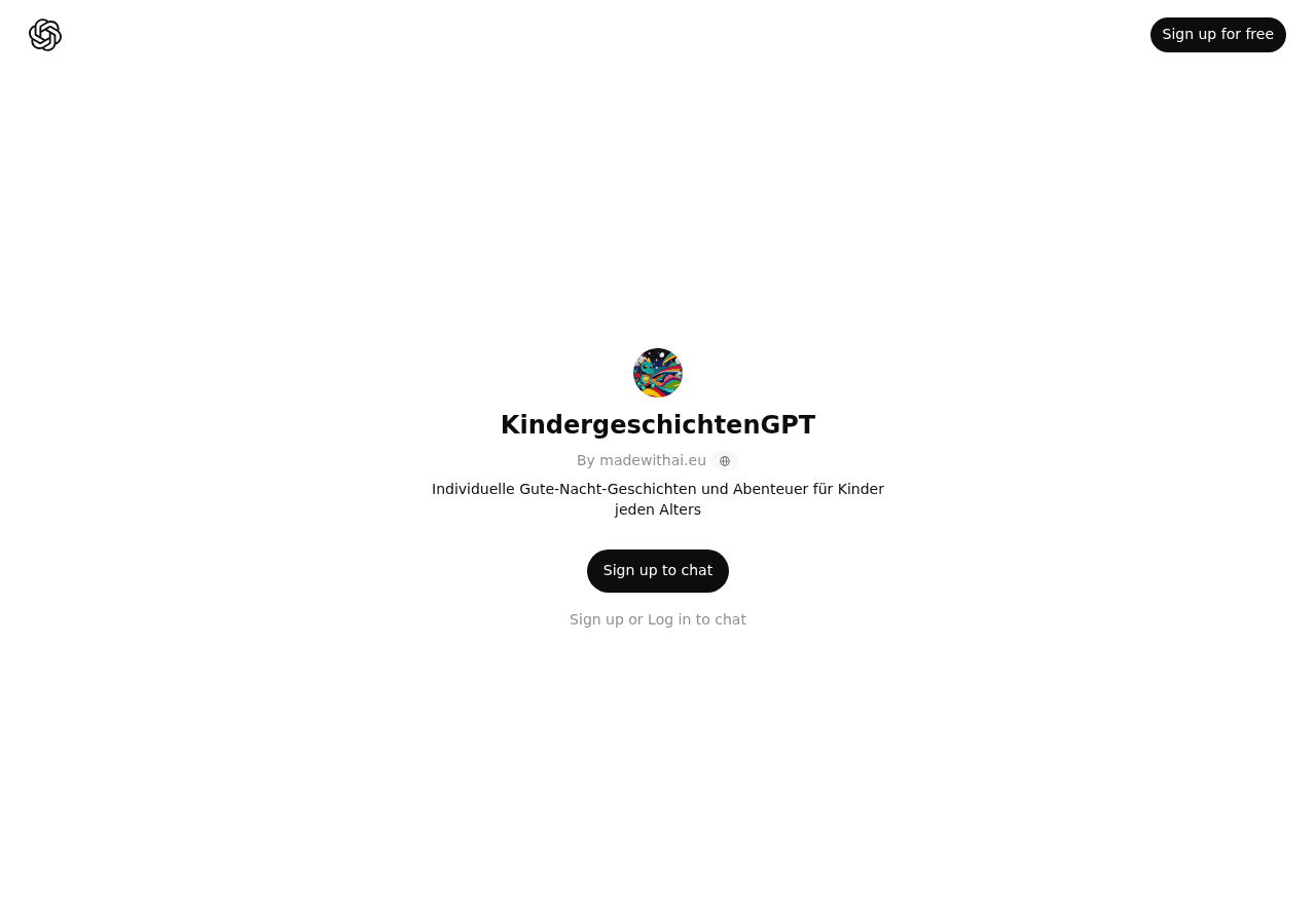 KindergeschichtenGPT