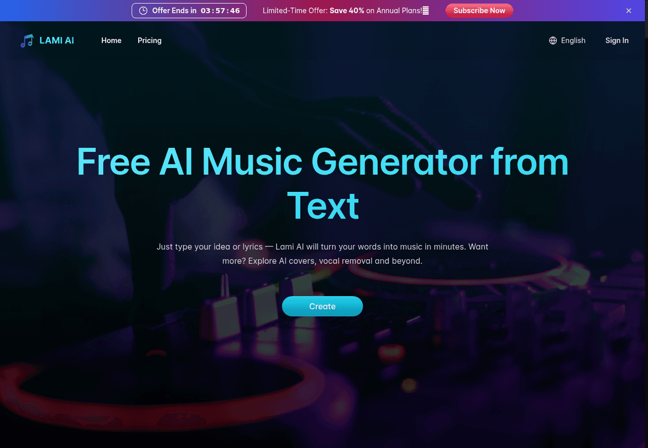 Lami AI Music Generator