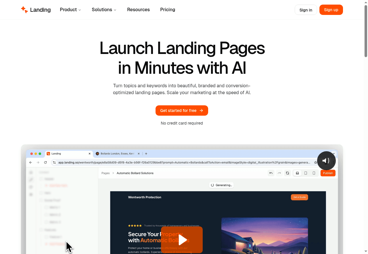 Landing.so