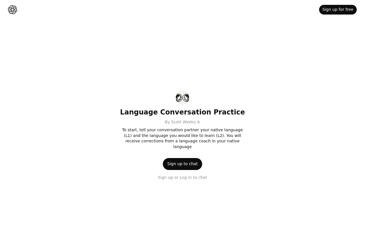 Language Conversation Practice