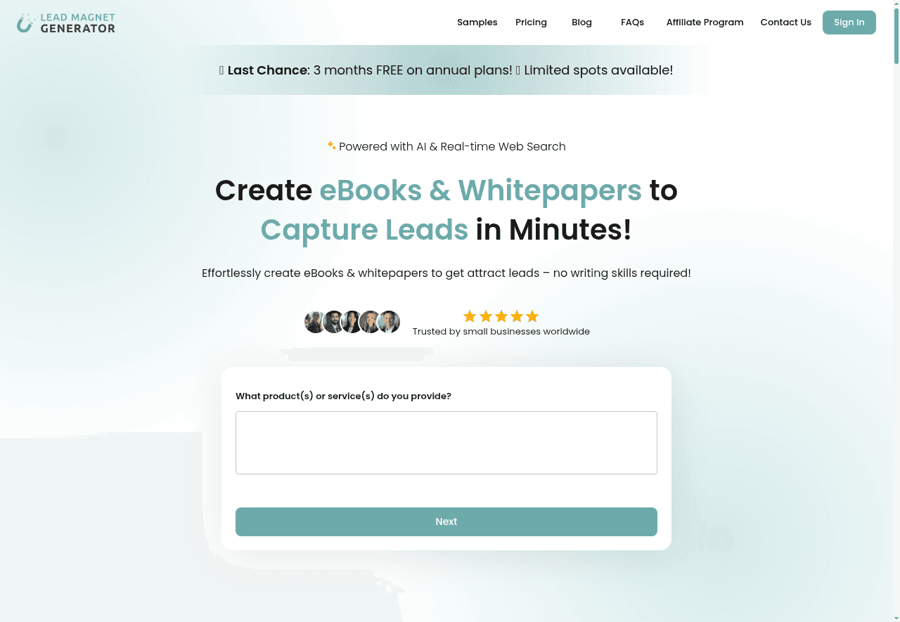 Lead Magnet Generator