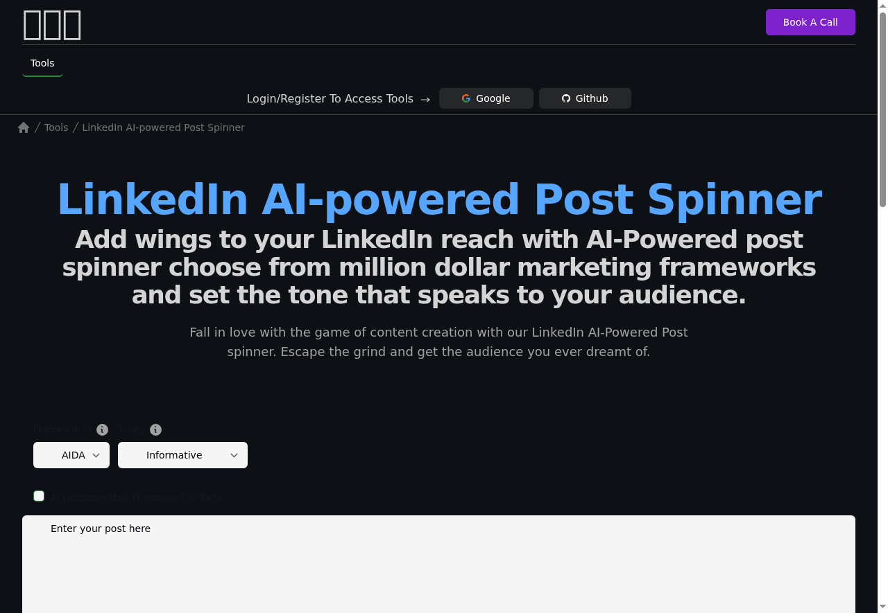 Linkedin Post Spinner
