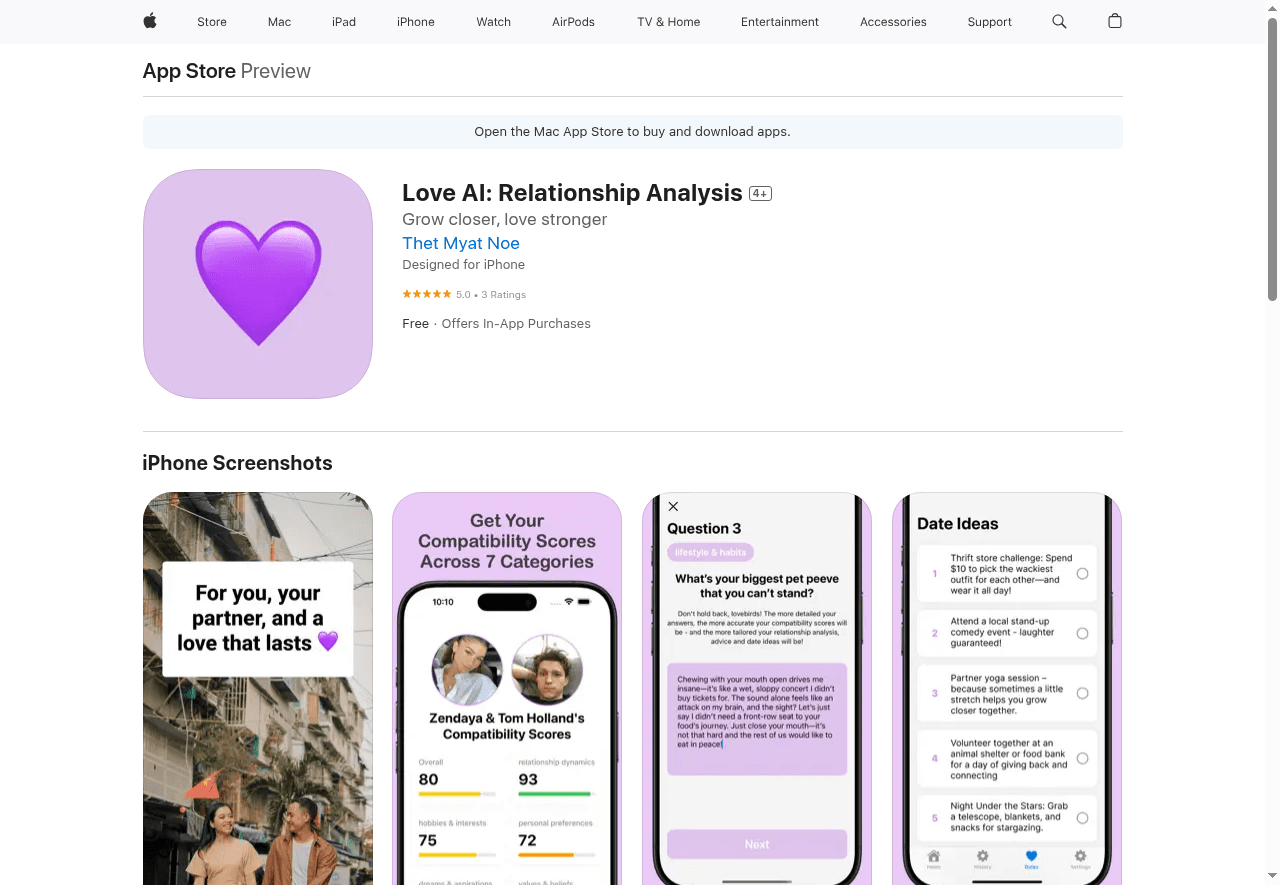 Love AI: Relationship Analysis