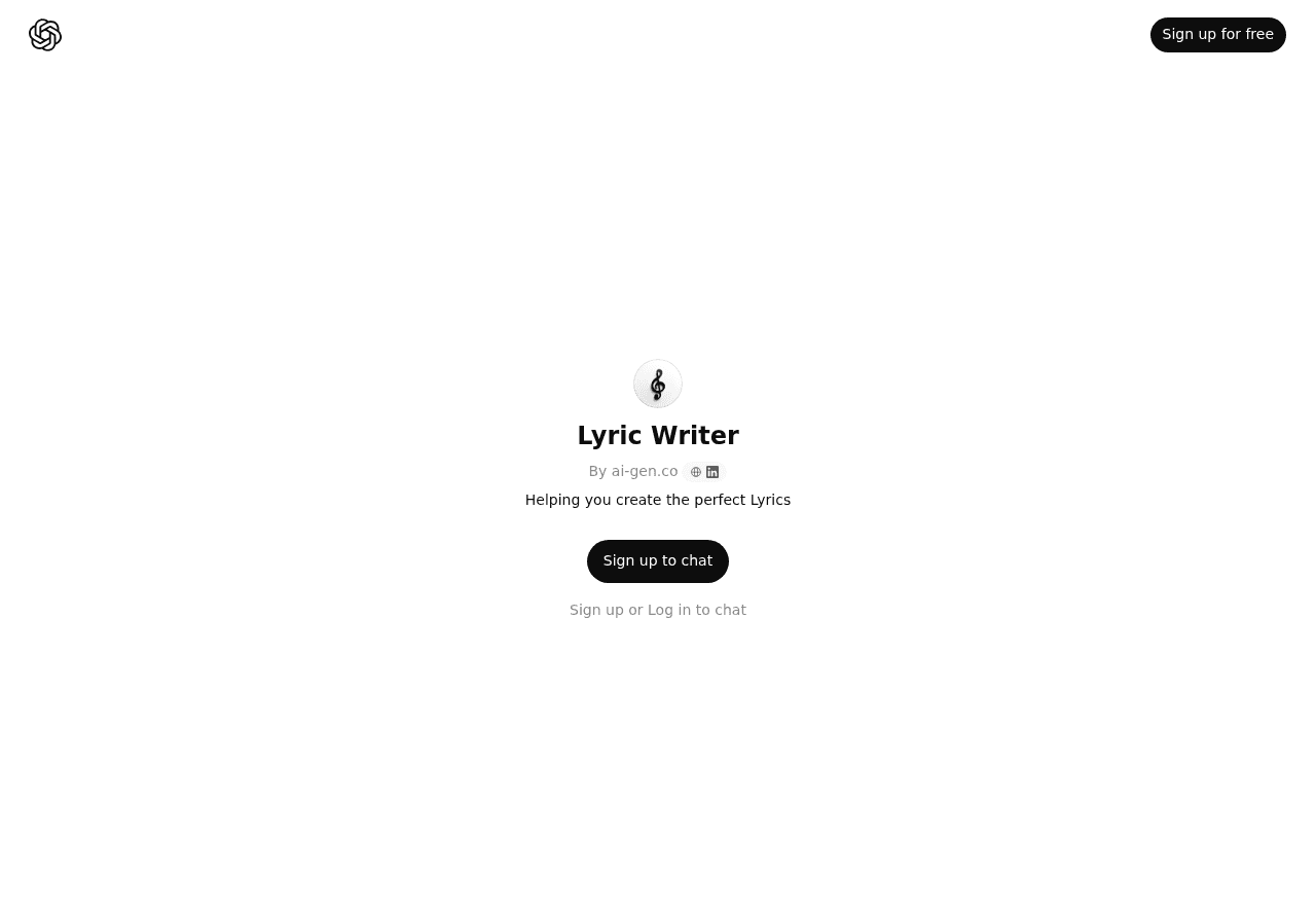 Lyric Writer