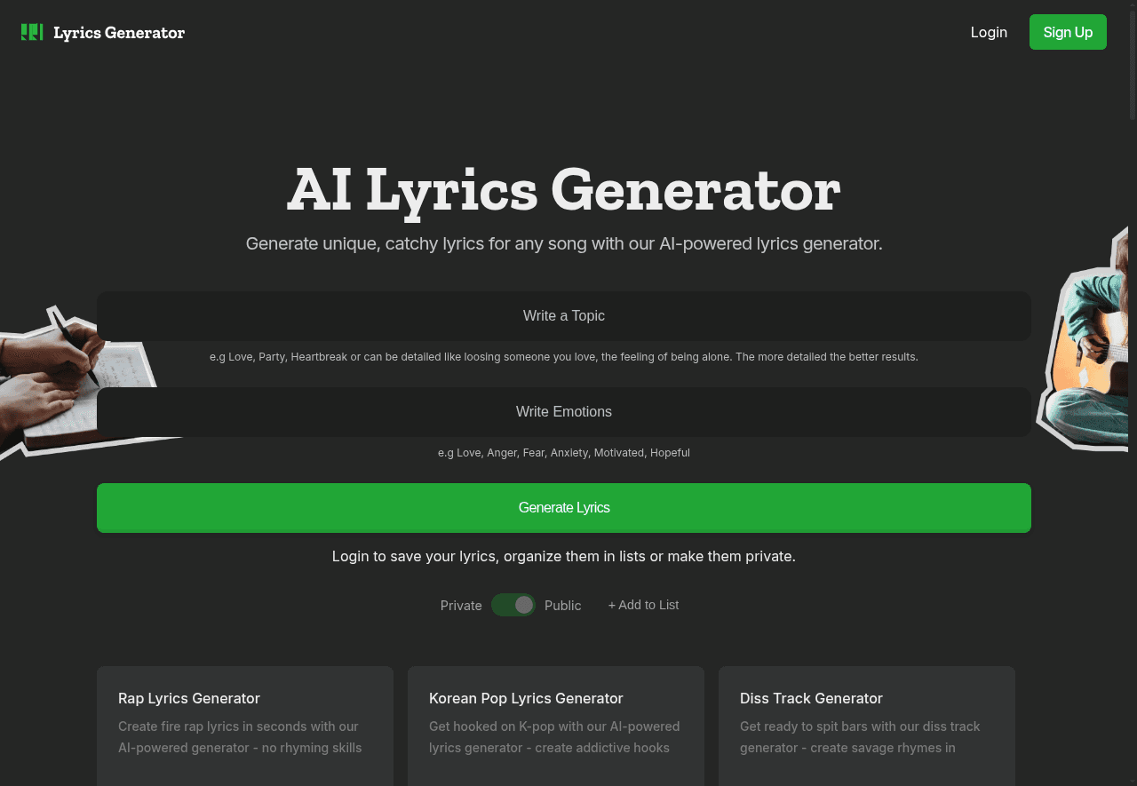 Lyrics Generator
