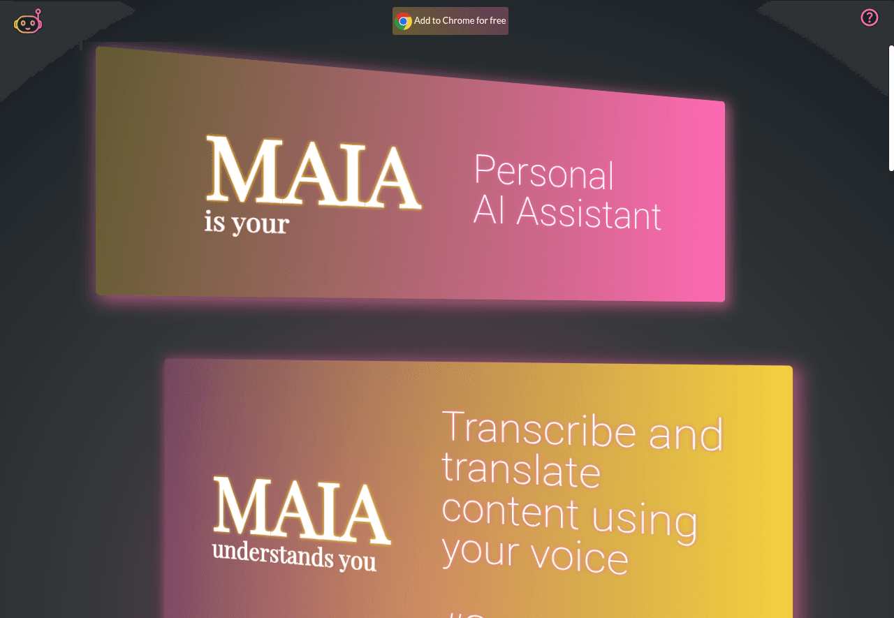 MAIA - My AI Assistant