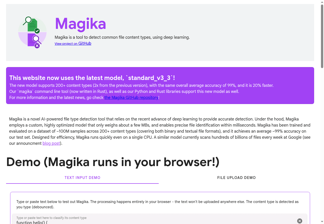 Magika by Google
