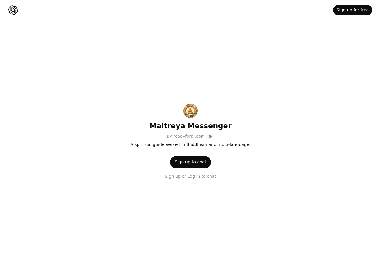 Maitreya Messenger