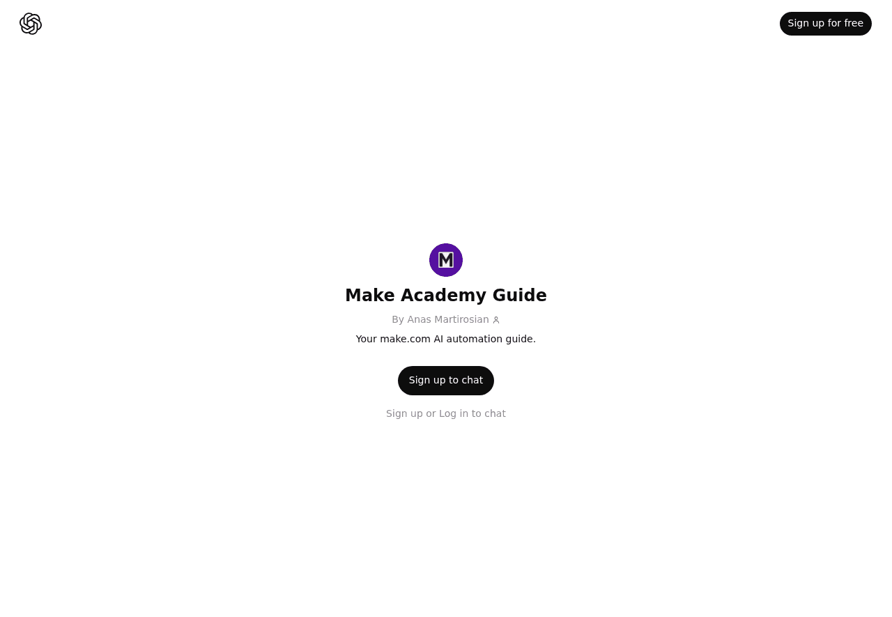 Make Academy Guide