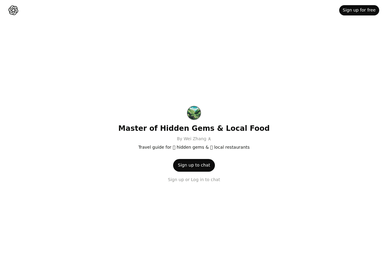 Master of Hidden Gems & Local Food
