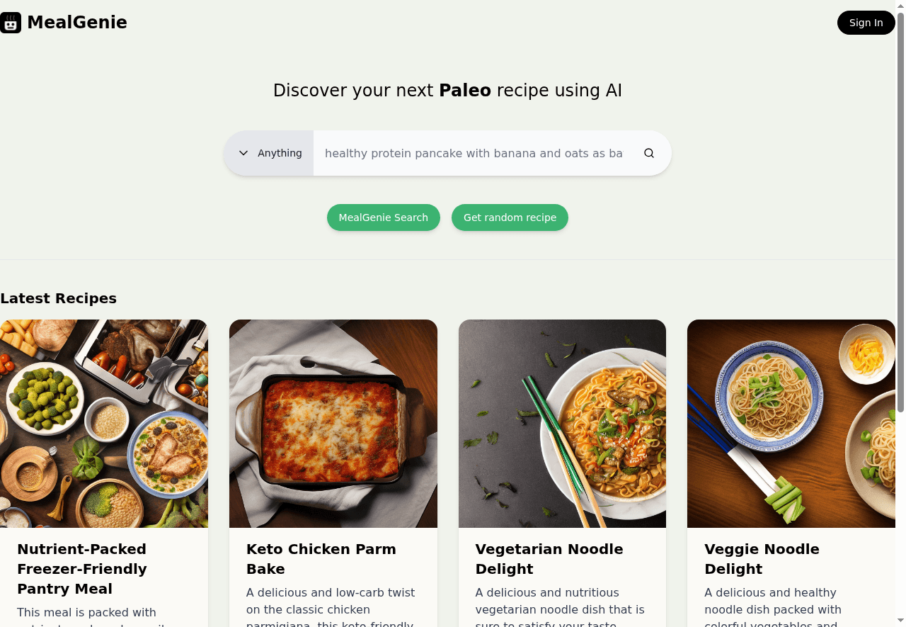 MealGenie