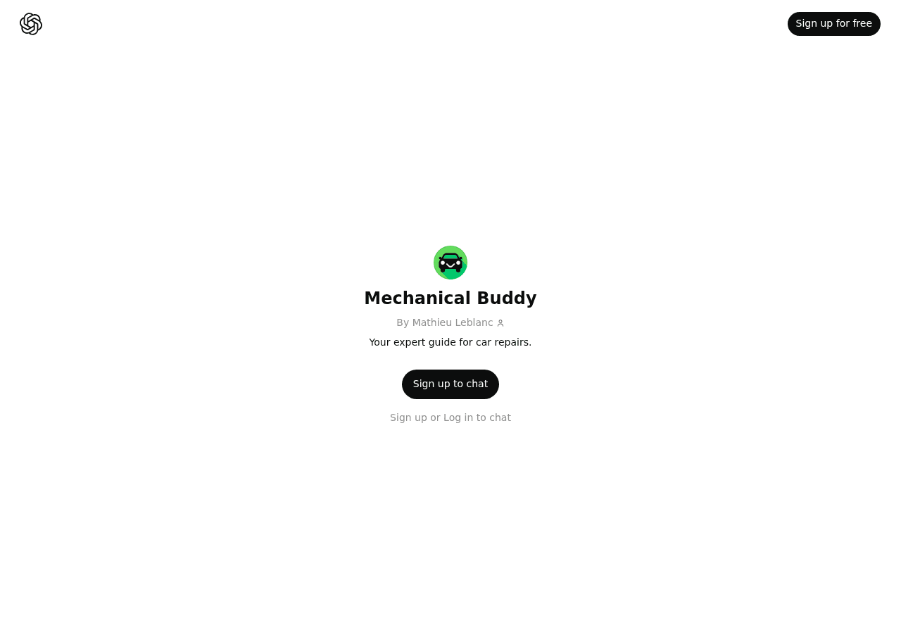 Mechanical Buddy