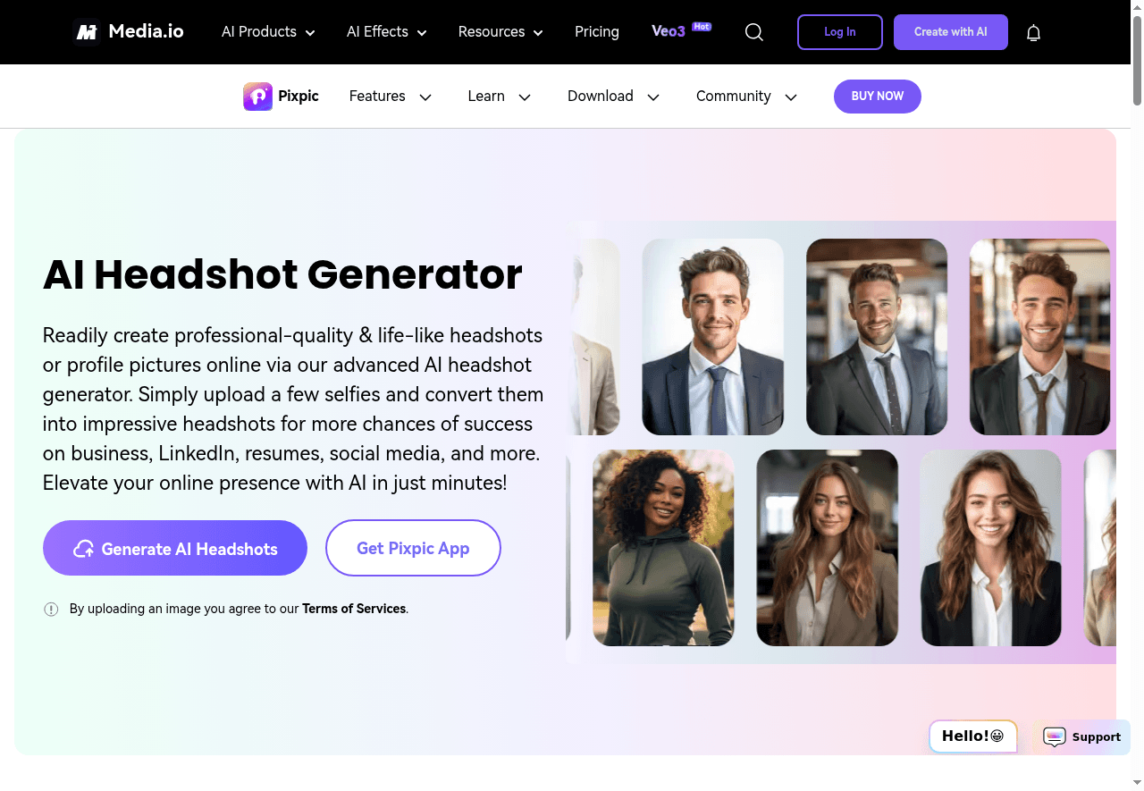 Media Headshot Generator