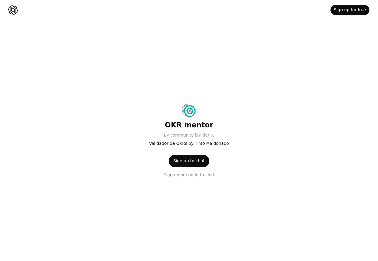 Mentor OKR