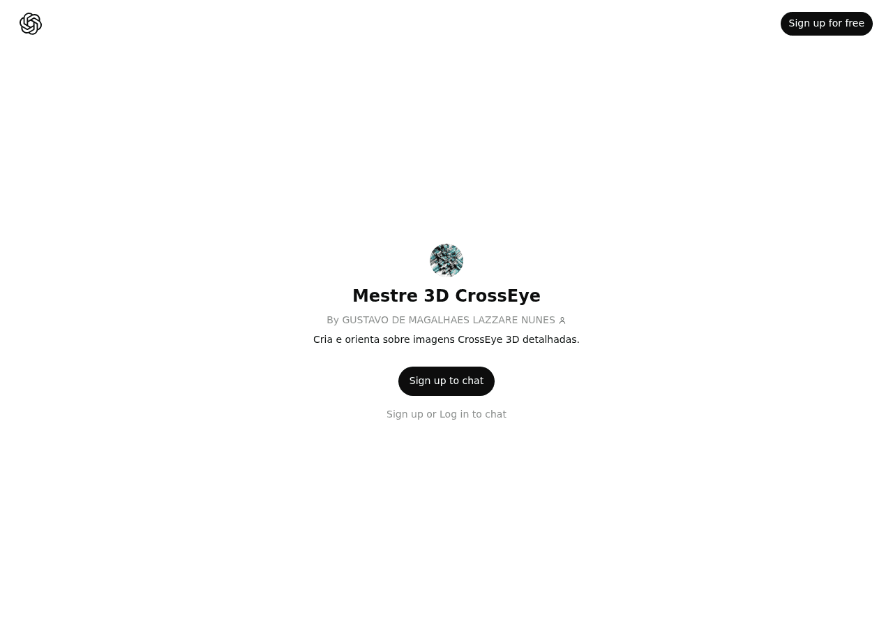 Mestre 3D CrossEye