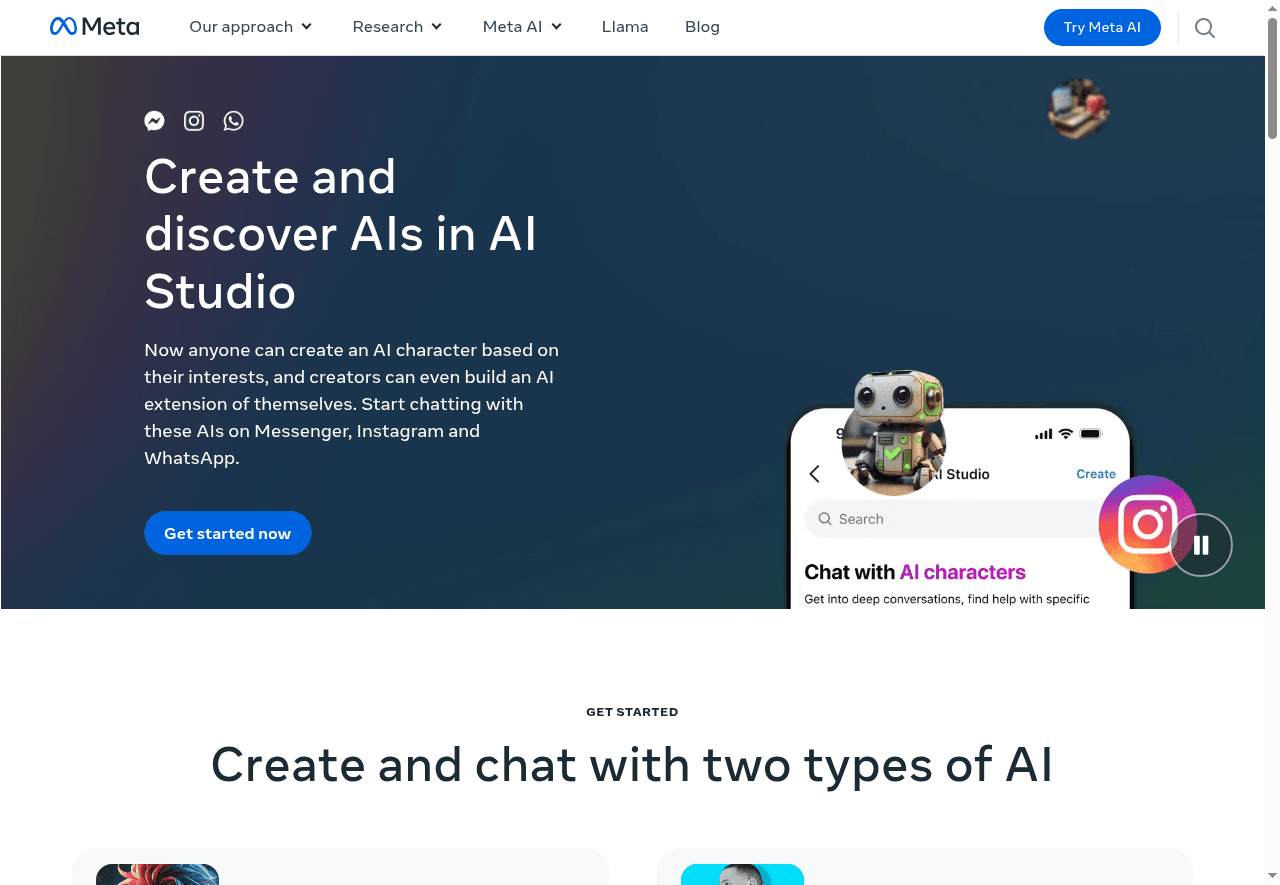 Meta AI Studio