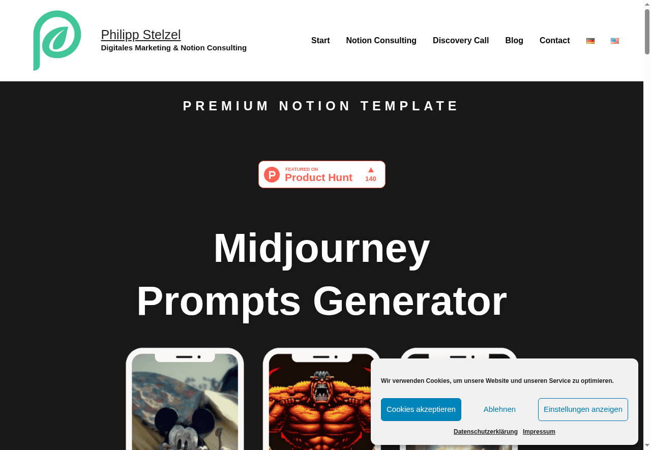 Midjourney prompt generator