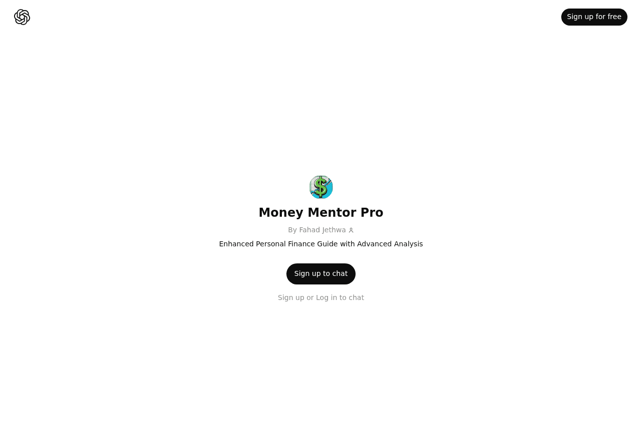 Money Mentor Pro