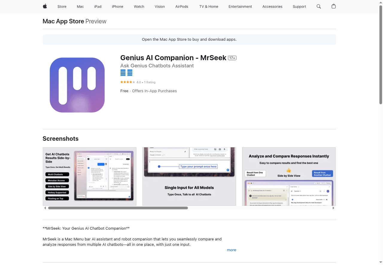 MrSeek - Genius AI Companion