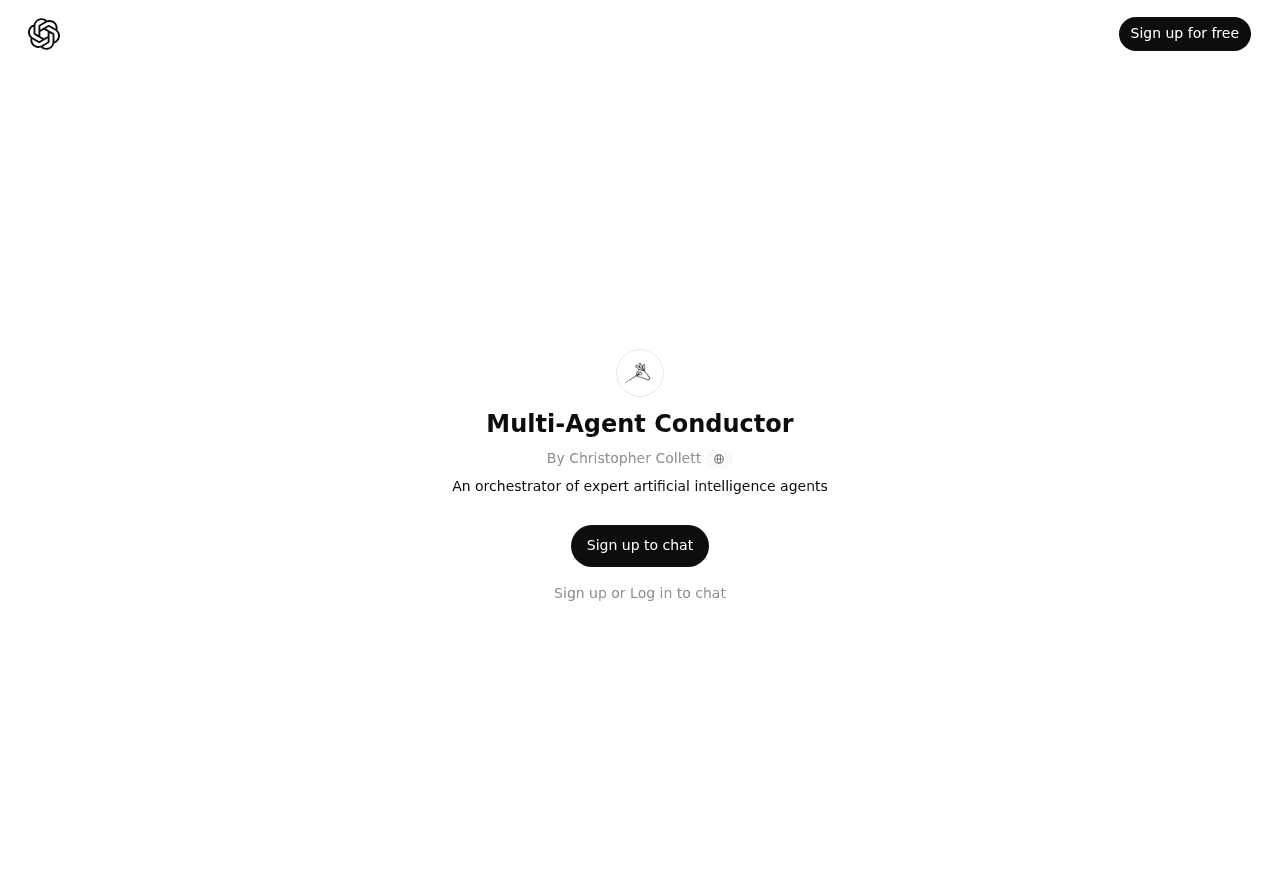 Multi-Agent Conductor